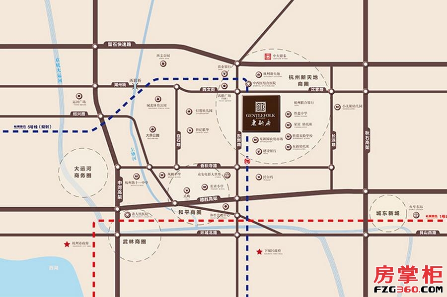 龙元东新府交通图