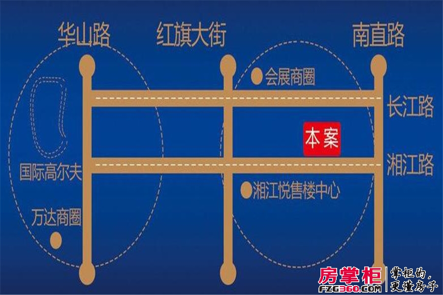 湘江悦交通图