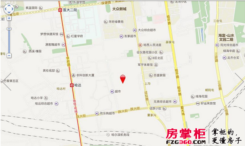 鲁商凤凰城交通图