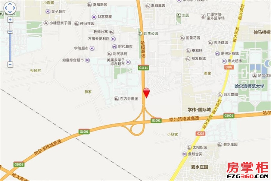高鑫首府电子地图