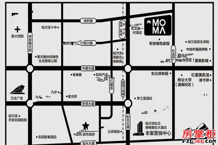中亚MOMA交通图