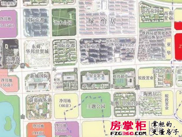 弘阳政务区ZWQTA－027地块效果图规划图