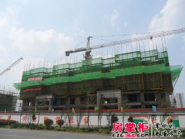 香溢天鹅湖项目实景图2011.4.28日工程进度
