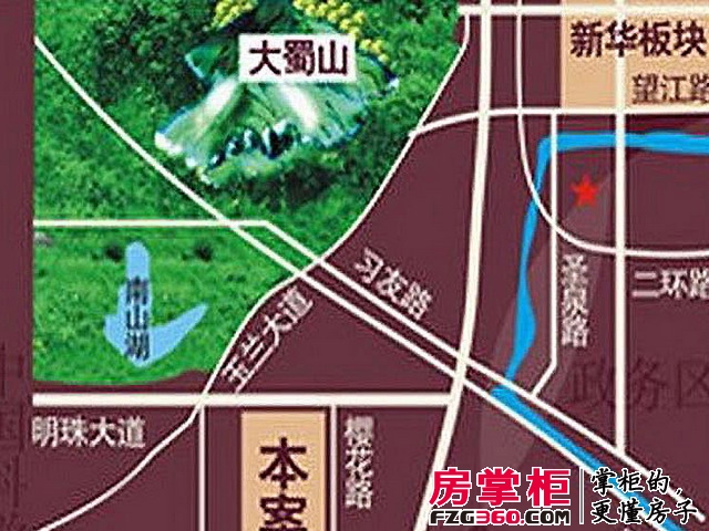 新华阳光国际商铺交通图区位交通示意图