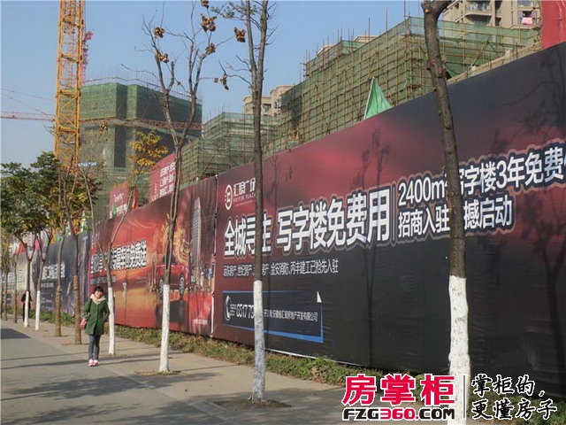 汇银广场实景图（2013.12.11）