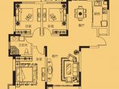 众发世纪城户型图1-F户型 3室2厅1卫1厨