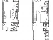 中环城户型图G5户型平面示意图 1室1厅1卫1厨