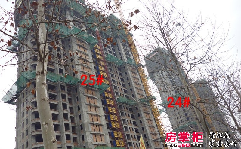百商悦澜山工程进度（2014-02-08）