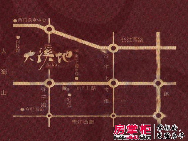 百协大溪地交通图