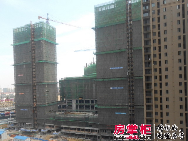 安粮城市广场实景图7.11公寓工程进度