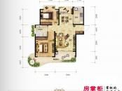 中国铁建·书香小镇户型图A1户型77㎡ 3室2厅1卫1厨