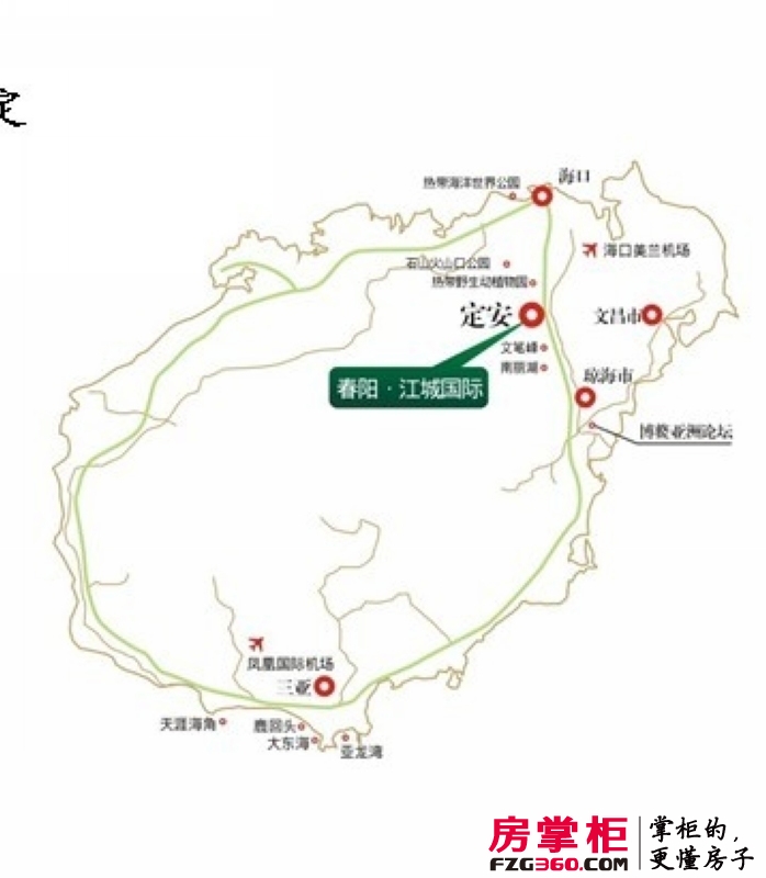 春阳江城国际交通图区位图