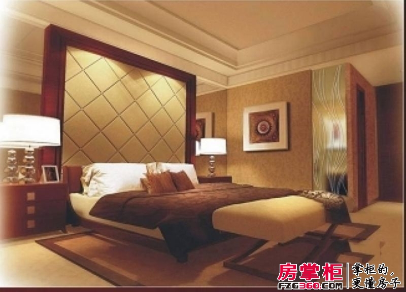 逸海国际广场样板间精致标准间卧室