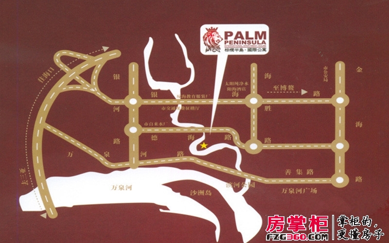 棕榈半岛国际公寓交通图