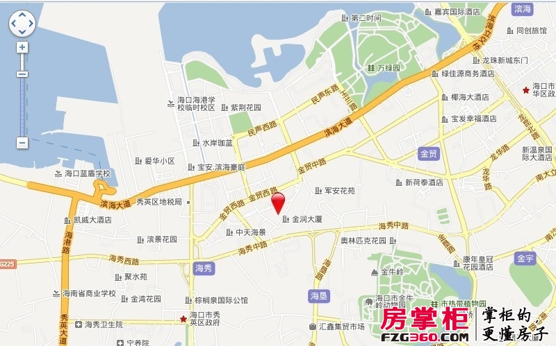 庆豪·金碧文华交通图电子地图