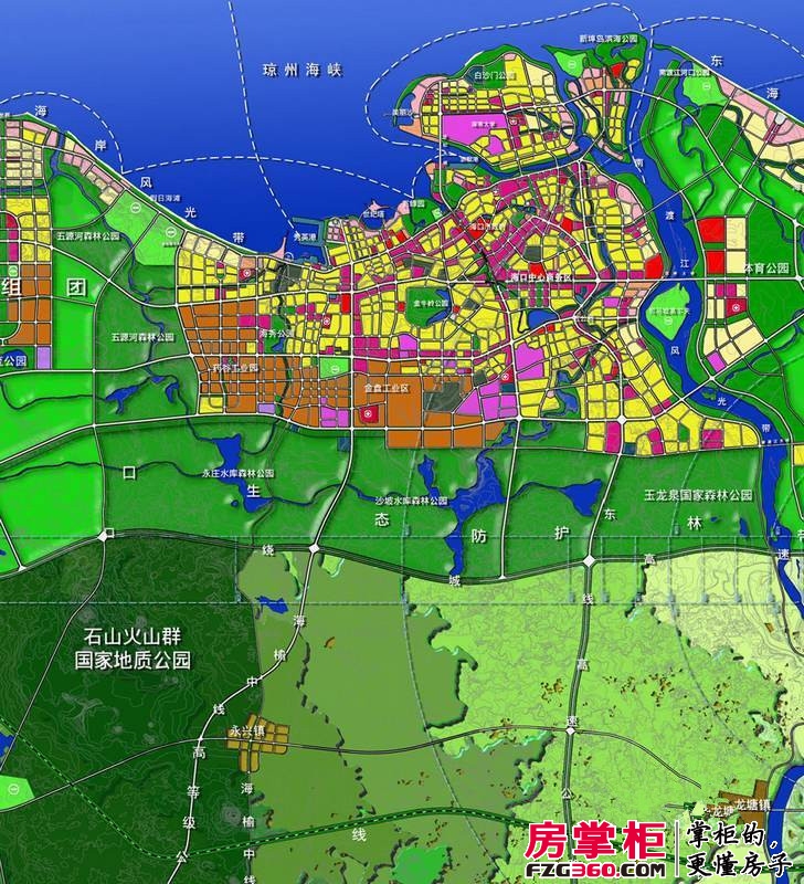 海口城市规划图2035图片