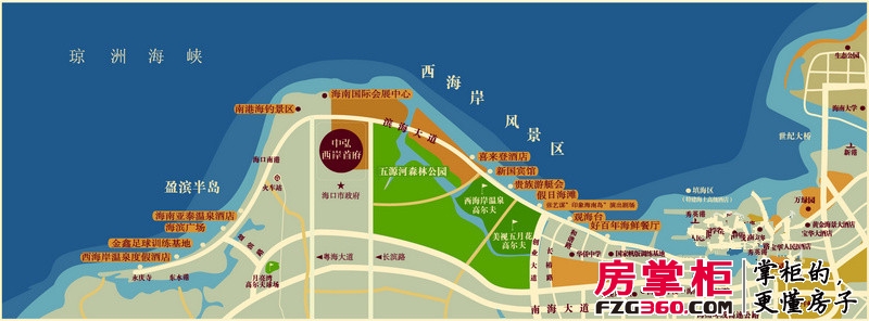 西岸首府交通图