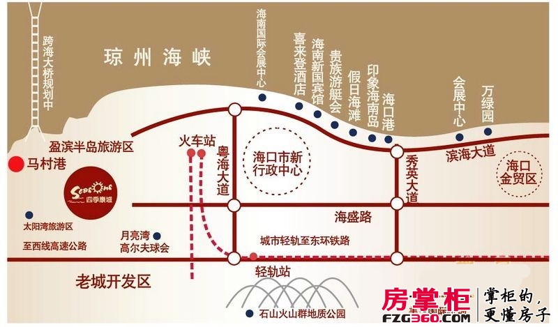 四季康城二期尚域世家交通图线路图