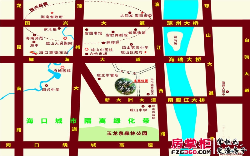 惠丰·碧水江畔交通图项目