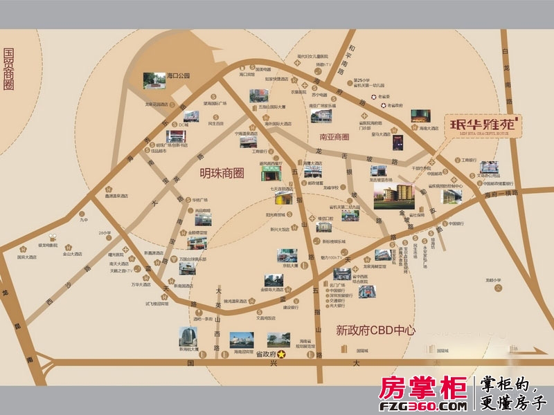 珉华雅苑交通图地图