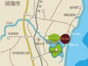 博鳌香槟郡交通图区位图