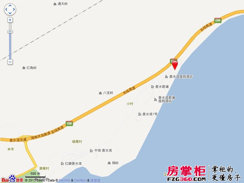 富力湾交通图（电子地图）