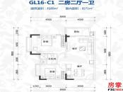 公寓GL16-C1户型图