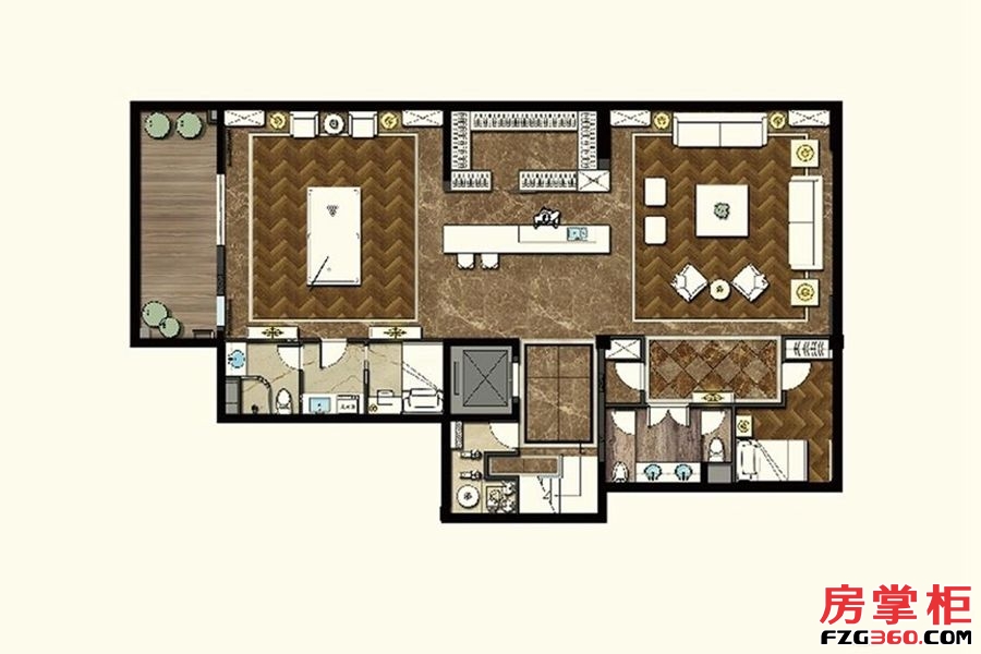 独栋a户型负一层