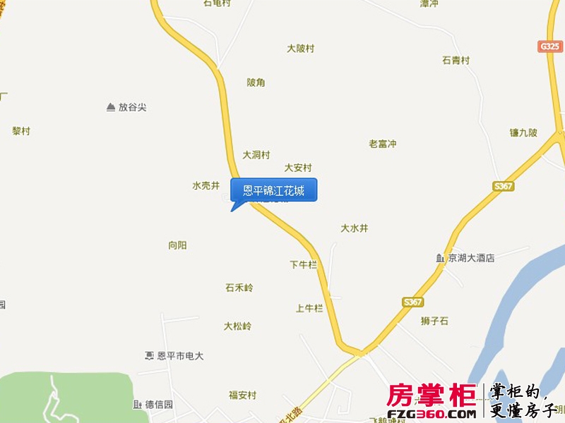 恩平锦江花城交通图电子地图