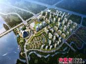 锦江国际新城效果图整体规划图