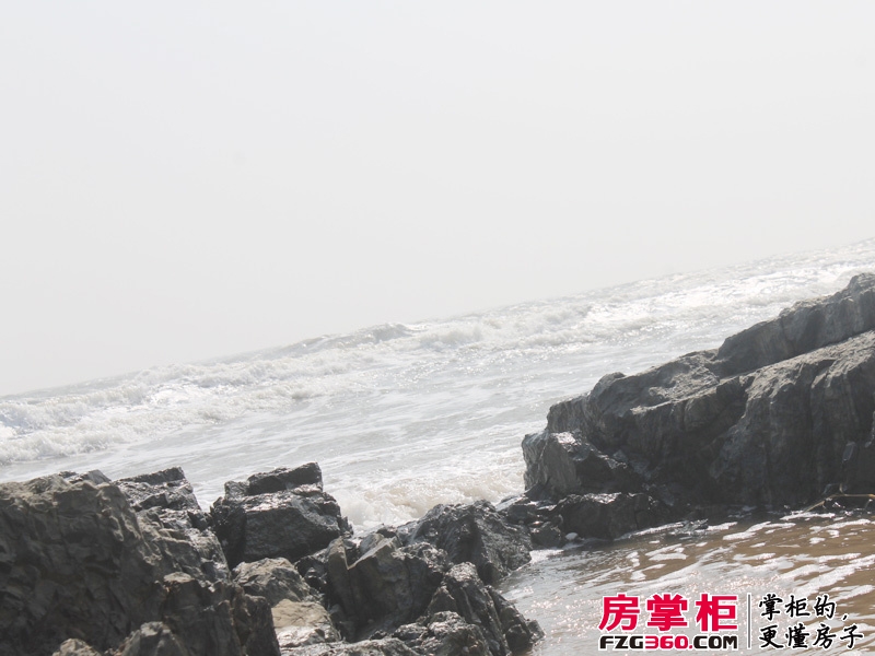 碧桂园十里金滩实景图一线海景图（2014-03-01）