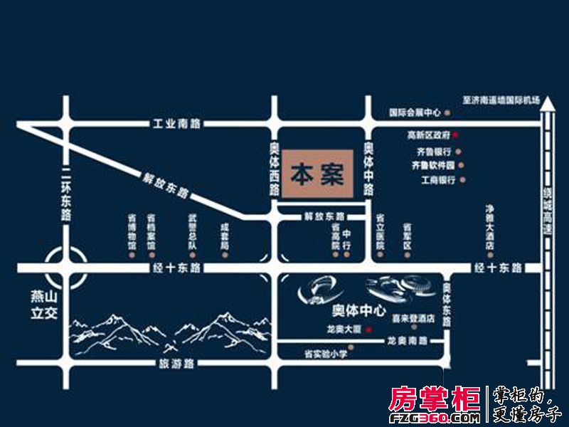中国铁建·国际城交通图