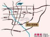 华润仰山·红叶林交通图区位图