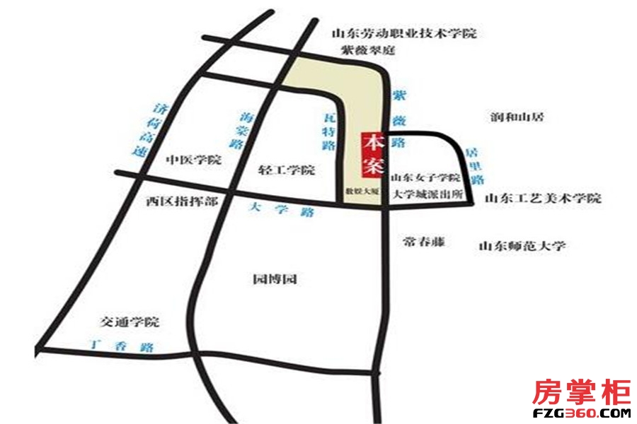 三庆青年城交通图