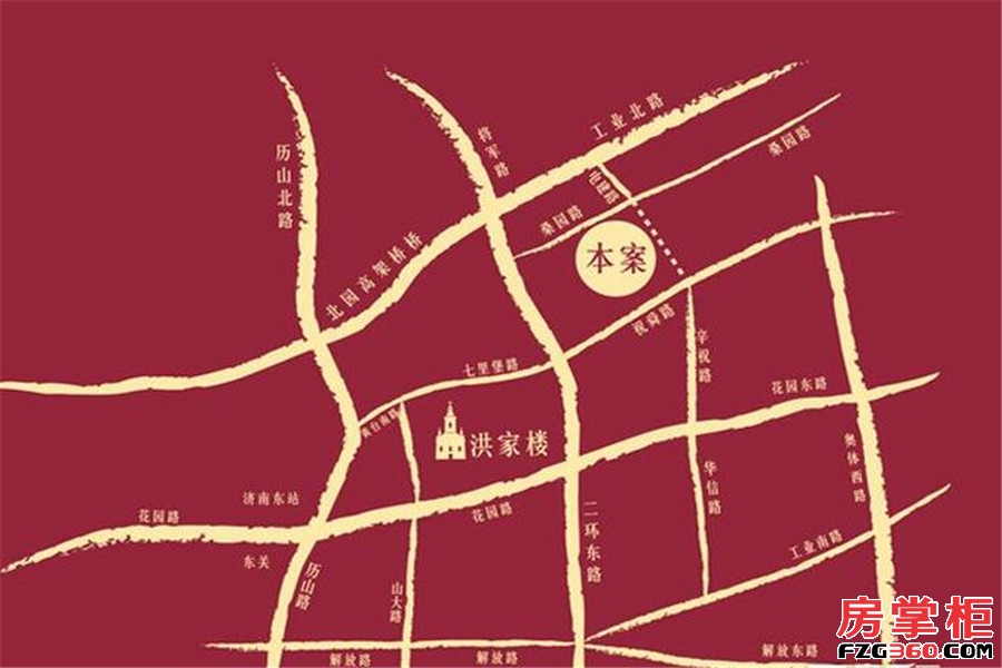 名辉豪庭交通图