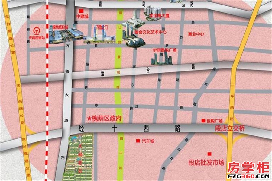 大杨新区交通图