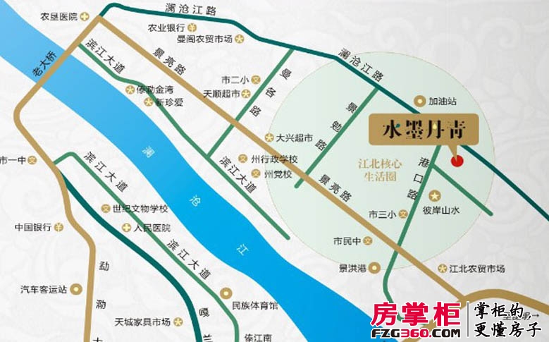 水墨丹青交通图交通坐标图