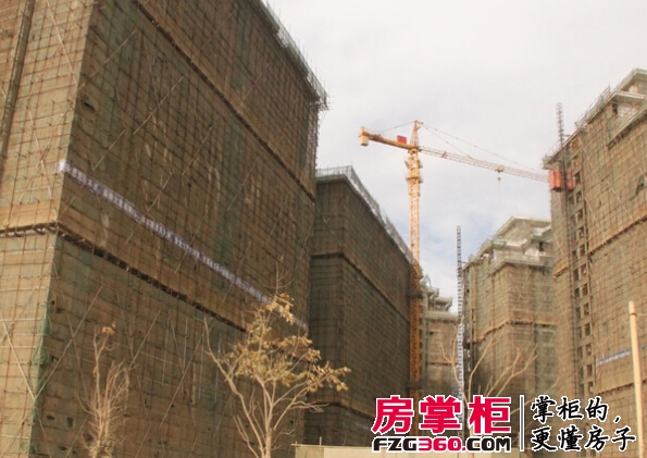 俊福花城实景图项目施工（2013-12-12）