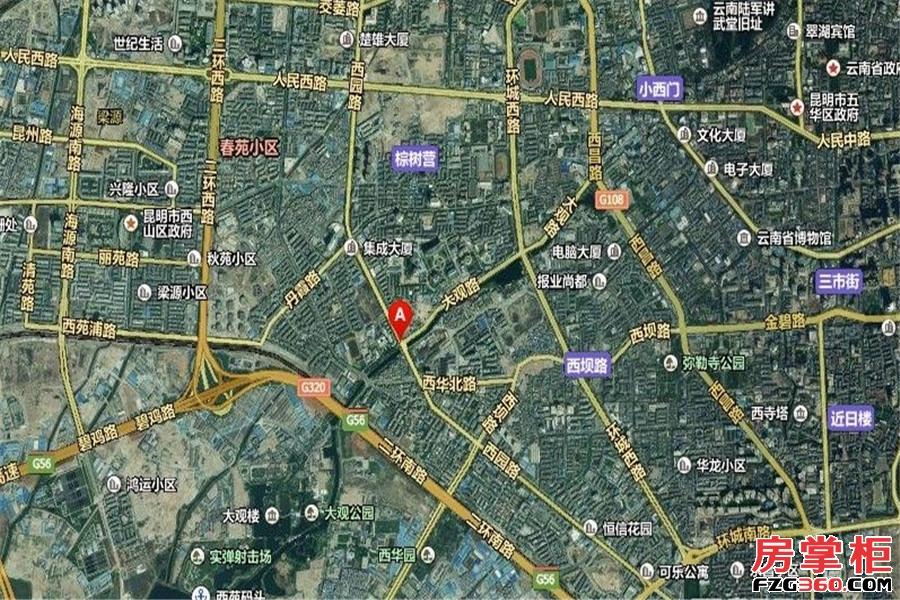 云南广电国际传媒中心交通图