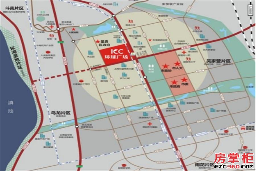 ICC环球广场交通图