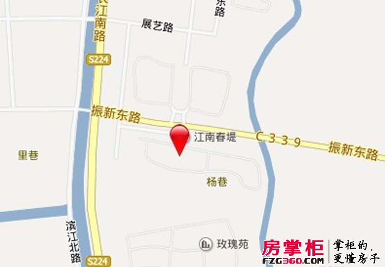 江南春堤交通图