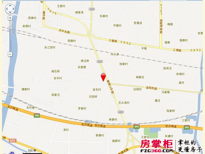 白杨湾物流城交通图交通区位图
