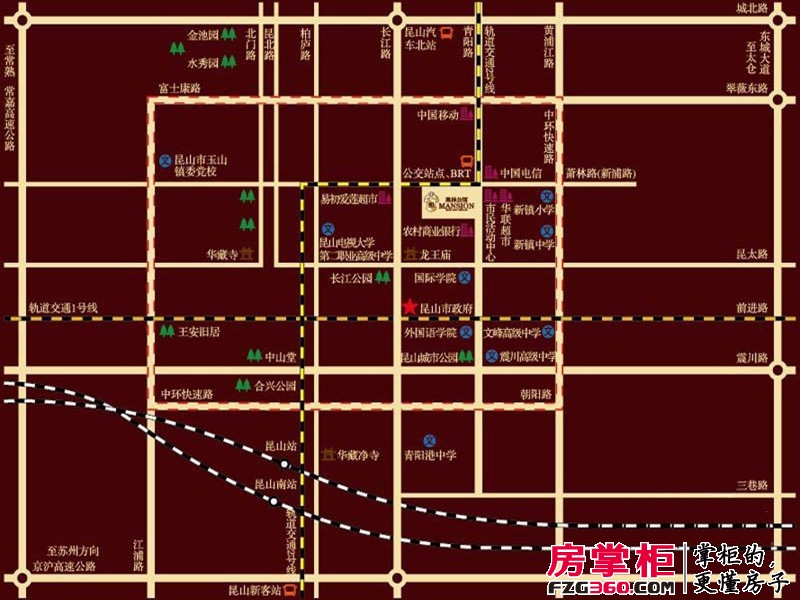 萧林公馆交通图