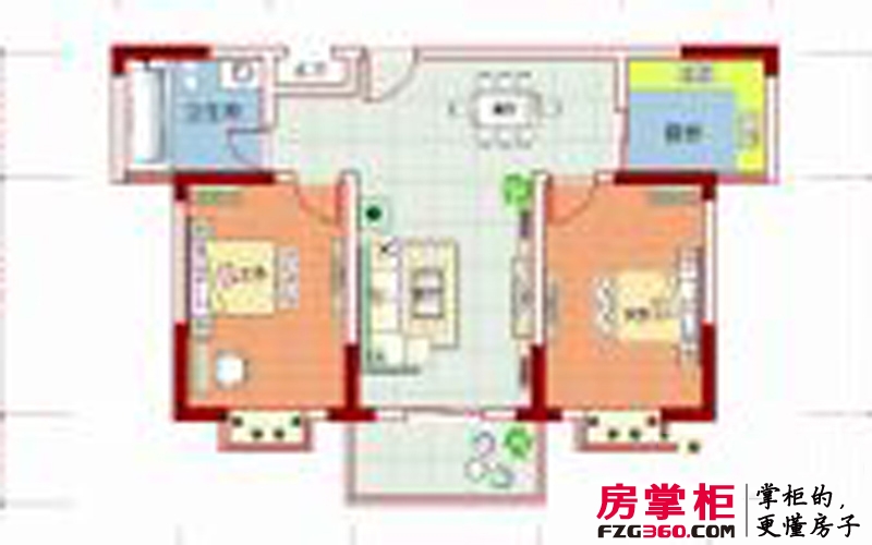 凤凰佳苑户型图（2013-08-07） 3室2厅2卫1厨