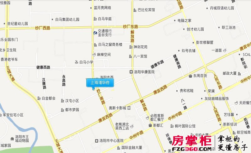 上海滩华府交通图