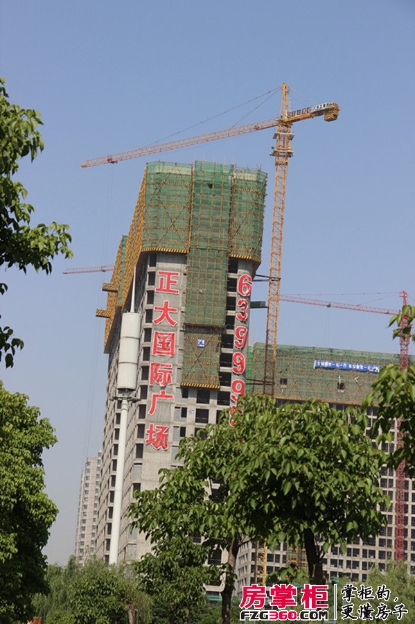 正大国际广场二期1#楼工程进度（2015-5-13）