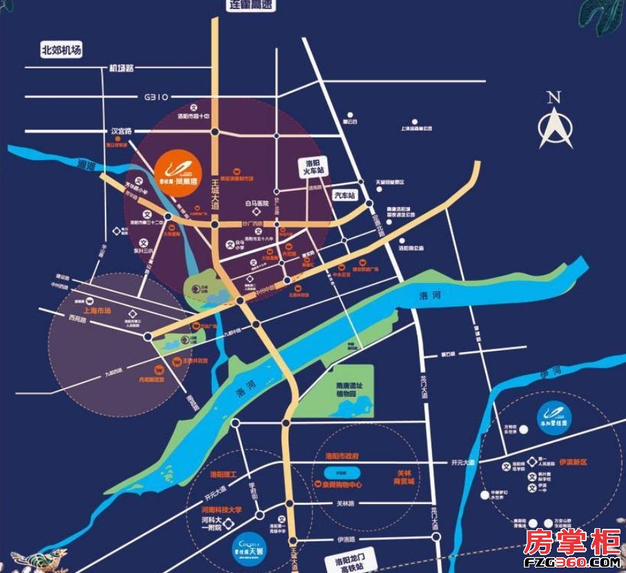 碧桂园凤凰湾交通图