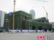 嘉逸国际财富大厦晨华路一侧工程进度（2013.1.21）
