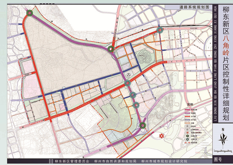 柳东新区两片区最新规划完善交通网小学规模变大