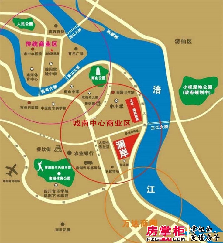 三江国际丽城C区澜岸区位图